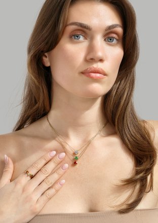 Trinity Prisma Bague - 18k Plaquée or