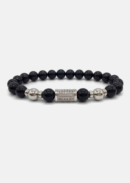Bracelet perlé Obsidian Valor