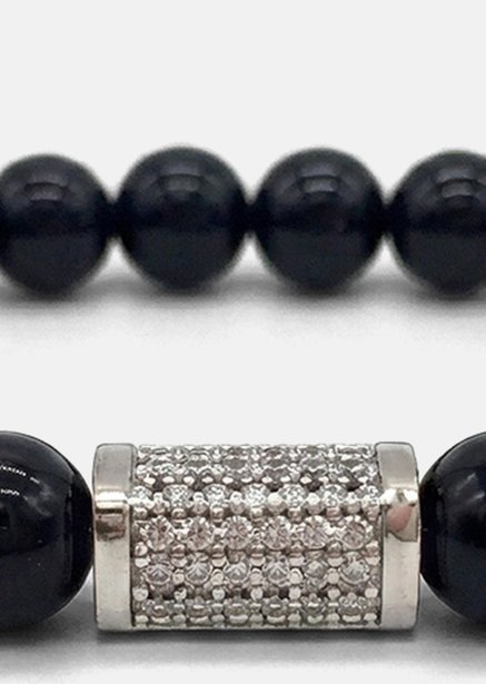 Bracelet perlé Obsidian Valor