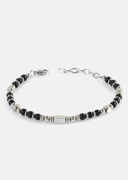 Bracelet perlé Obsidian Crest