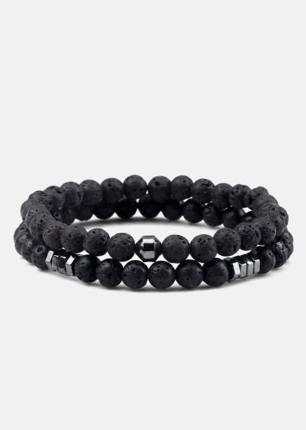 Bracelet perlé Onyx Edge