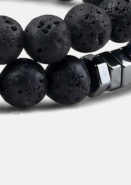 Bracelet perlé Onyx Edge