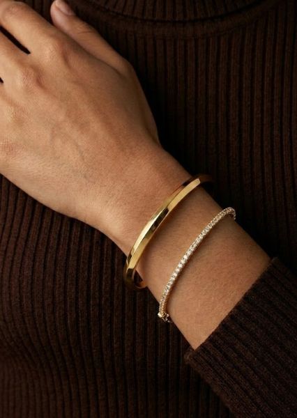 Bracelet Serenya Line - 18k Plaqué or