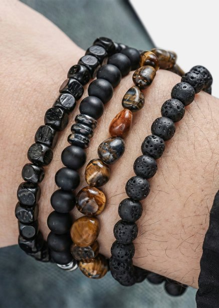 Bracelet perlé Granite Realm