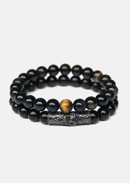 Bracelet perlé Onyx Valor