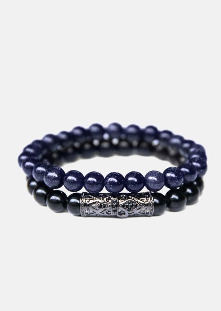 Bracelet perlé Midnight Nexus
