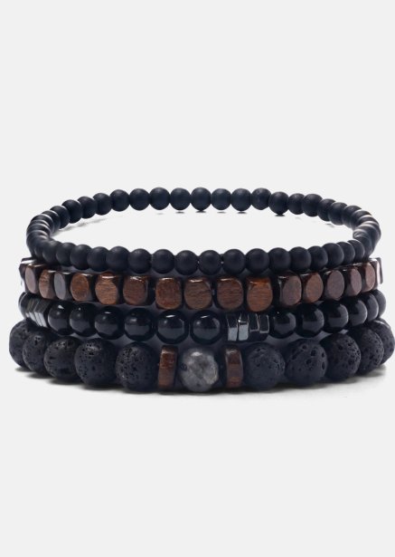Bracelet perlé Onyx Harmony