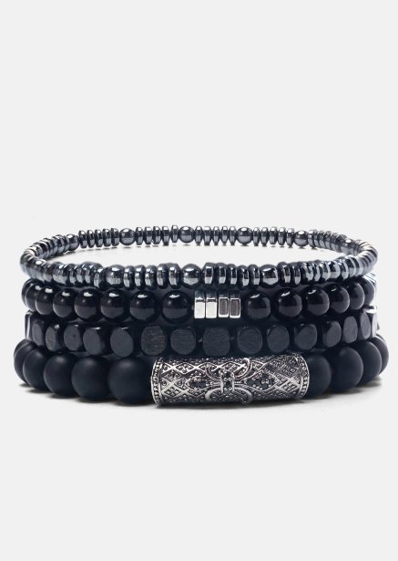 Bracelet perlé Obsidian Trail