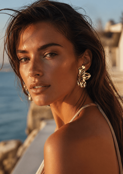 Liora Boucles d’oreilles – 18k Plaquées or