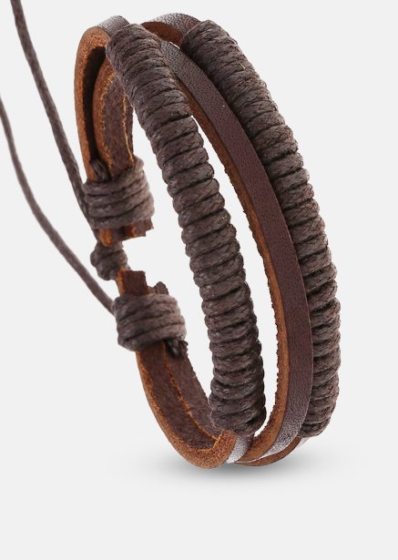 Bracelet en cuir Echelon Weave