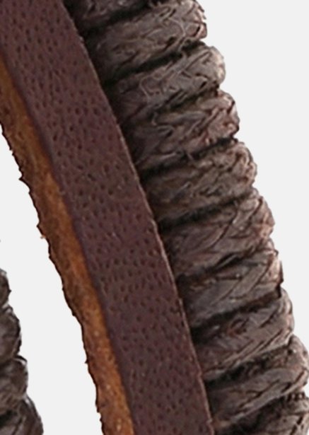 Bracelet en cuir Echelon Weave