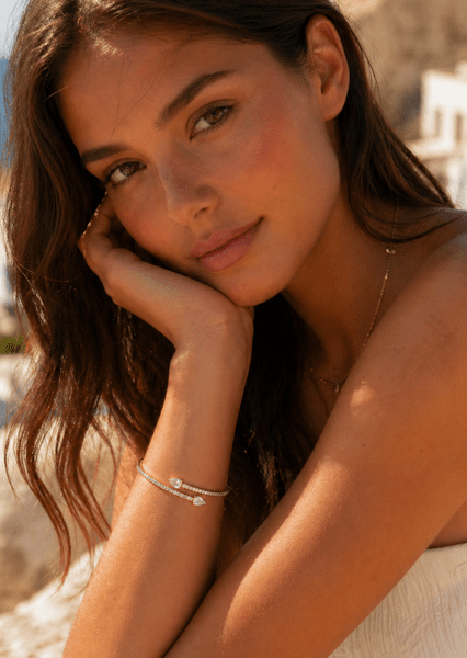 Bracelet Lumière Spark Stack - 18k Plaqué or