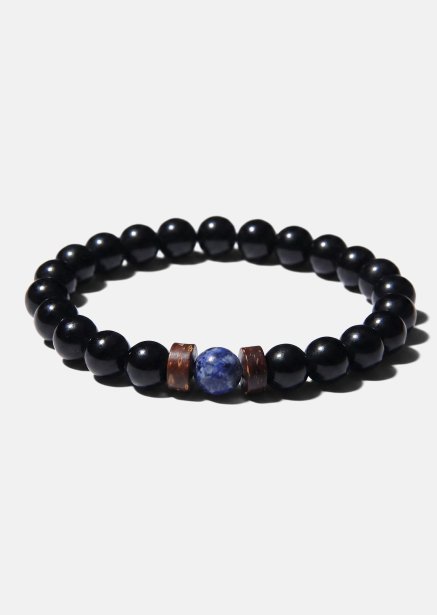 Bracelet perlé Obsidian Forge