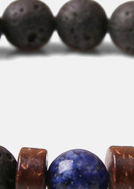 Bracelet perlé Lava Aura