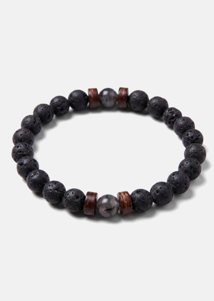 Bracelet perlé Lava Essence