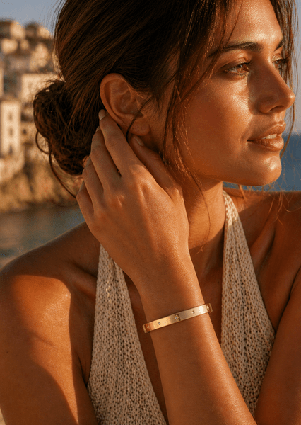 Bracelet Halo – 18k Plaqué or