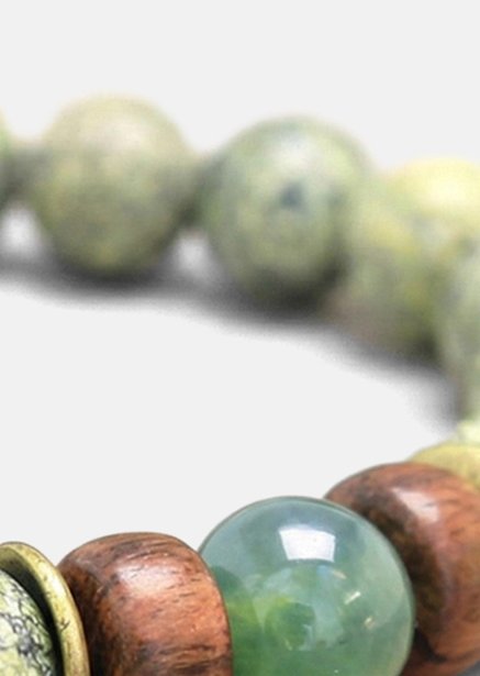 Bracelet perlé Verdant Charm