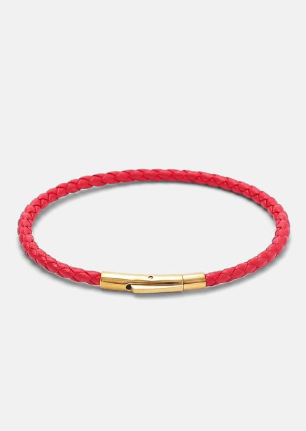 Bracelet en cuir Crimson Cadenza