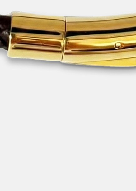 Bracelet en cuir Crown Weave