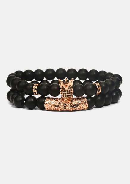 Bracelet perlé Crown Essence