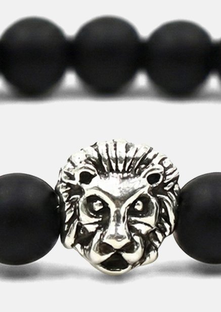 Bracelet perlé Lions Emblem