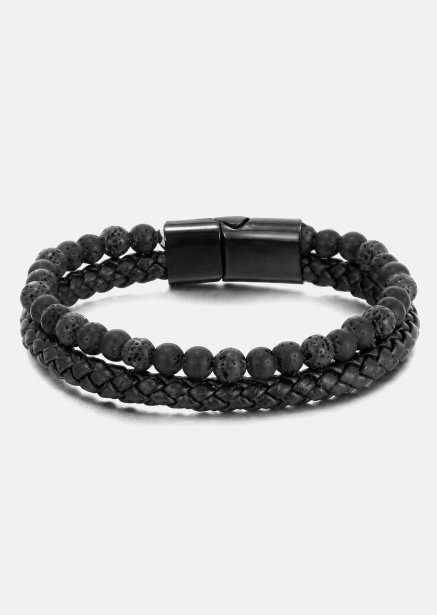 Bracelet en cuir Shadow Embrace