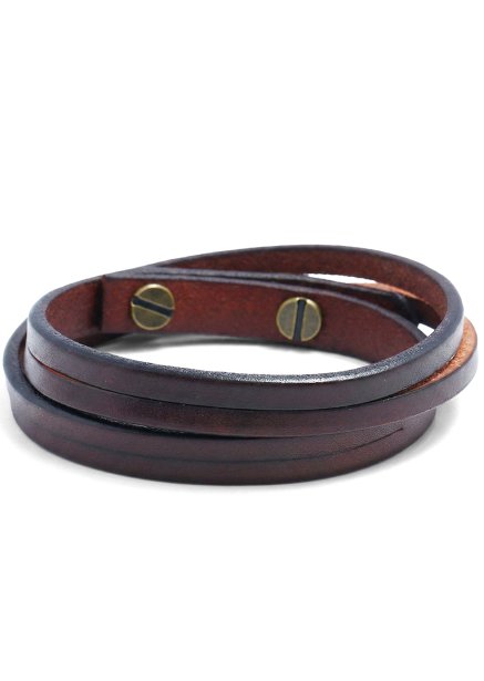 Bracelet en cuir Rugged Stride