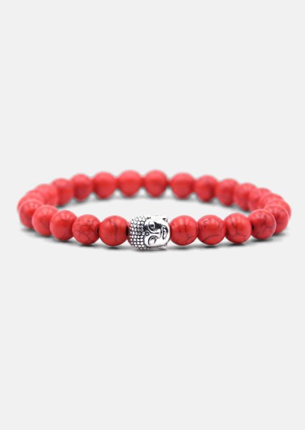 Bracelet perlé Crimson Harmony