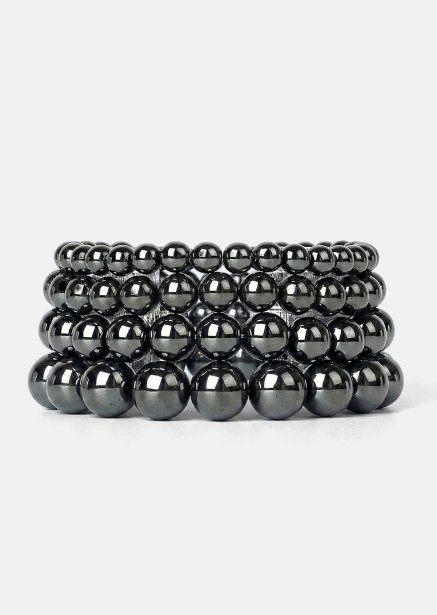 Bracelet perlé Obsidian Flow