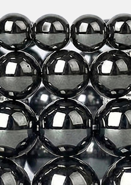 Bracelet perlé Obsidian Flow