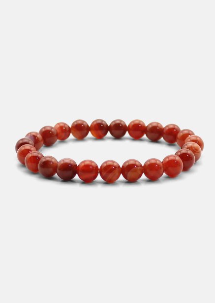 Bracelet perlé Crimson Aura