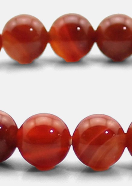 Bracelet perlé Crimson Aura