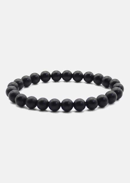 Bracelet perlé Obsidian Whisper