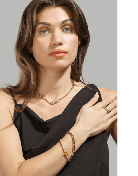 Aurora Bella Collier – 18k Plaqué or