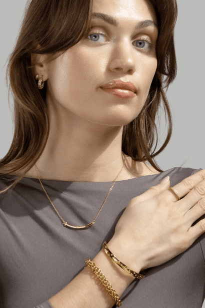 Bracelet Royal Braid - 18k Plaqué or