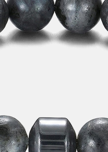 Bracelet perlé Obsidian Charm