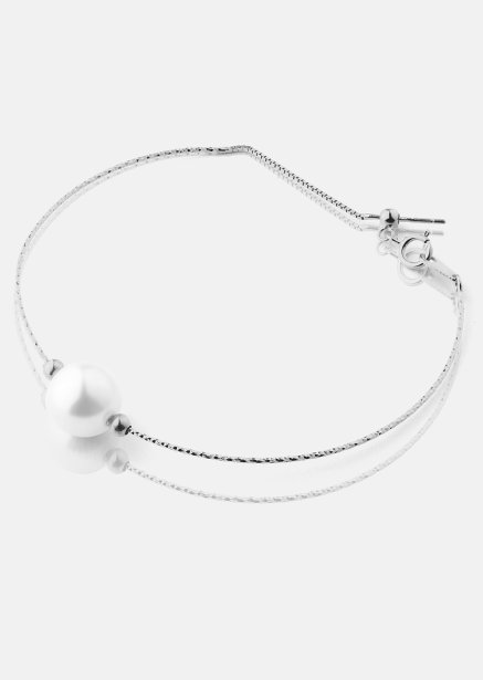 Bracelet Pearl Aura - Plaqué argent