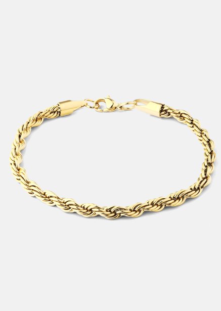 Bracelet Twisted Link - 18k Plaqué or