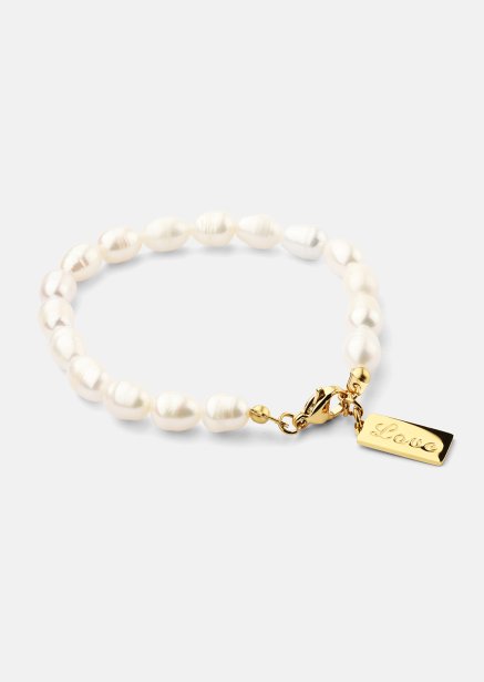 Bracelet Love Pearl - 18k Plaqué or