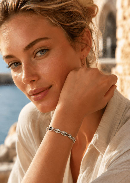 Bracelet Bold Chain – Plaqué argent