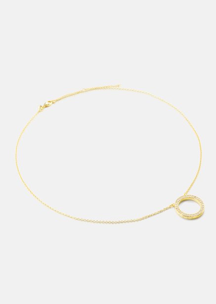 Collier Cirque Éclat - 18k Plaqué or