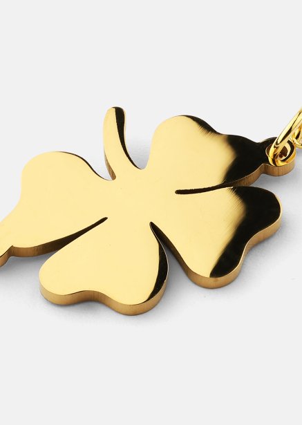Golden Clover Charm Bracelet - 18k Plaqué or