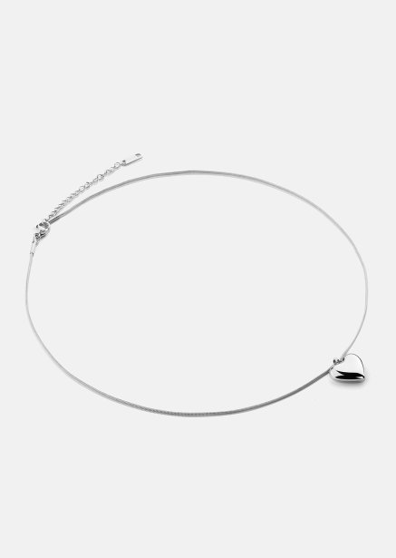 Collier Opal Eternal Heart - Plaqué argent