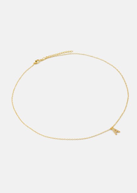 Collier Initial Letters A-N – 18k Gold Plated
