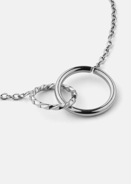 Bracelet Duo Rings - Plaqué argent