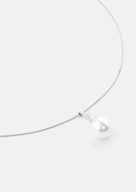 Collier Isla Pearl - Plaqué argent