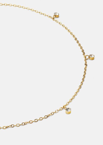 Collier Luna Drops - 18k Plaqué or