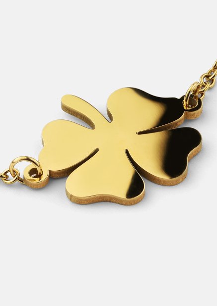 Bracelet Trèfle à Quatre Feuilles – 18k Plaqué or