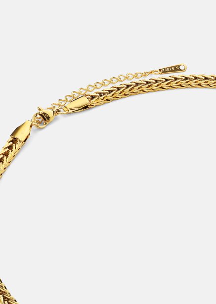 Collier Ember Braid – 18k Plaqué or
