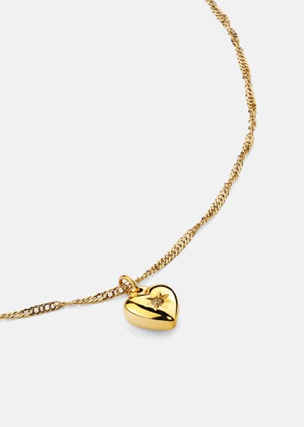 Collier Heartshine – 18k Plaqué or